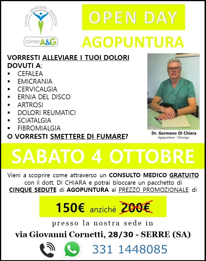 AGOPUNTURA - OPEN DAY
